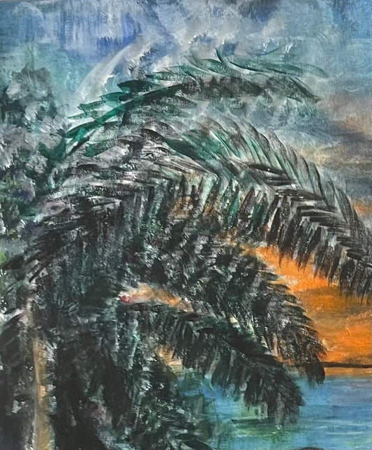 'A tropical sunset'